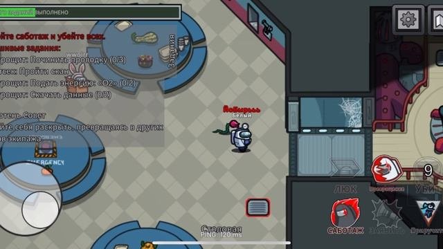 AmongUS быстрая катка #amongus #game #Амогус