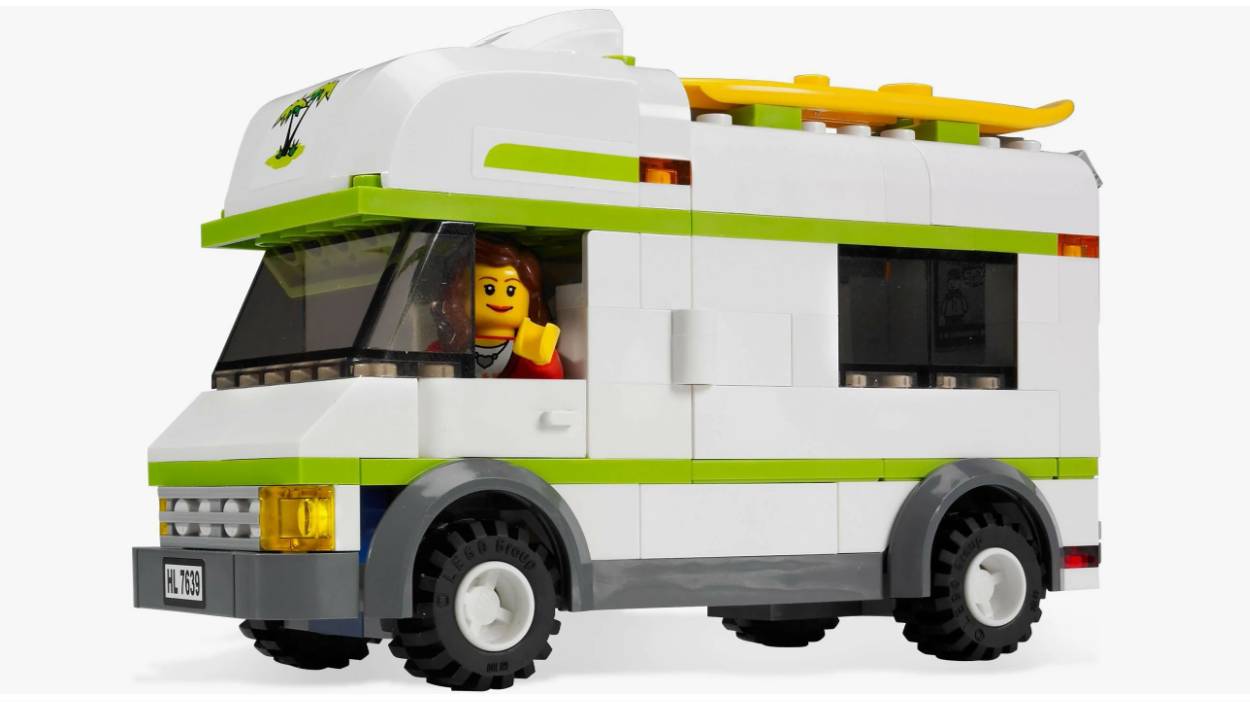 Собираем лего машинка пикап вело Lego 7639