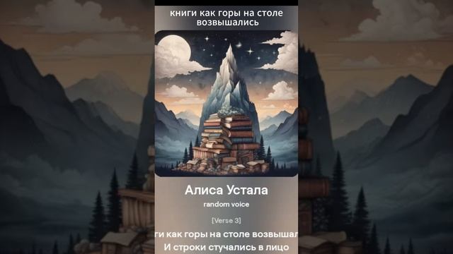 Алиса устала (сгенерировано искусственным интелектом.)