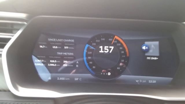 Tesla P85D insane mode 0-200 km/h