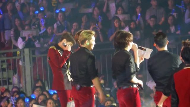 [HD]141108 Super Junior SS6 in Hong Kong - Kangin : Please support Kyu's new album!