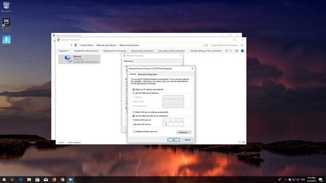 Fix "There Was a Temporary DNS Error. Try refreshing the page" in Windows 10