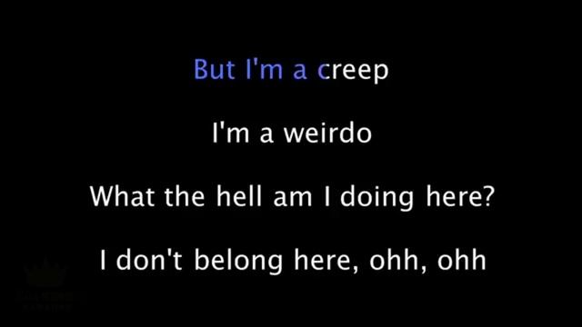 Radiohead - Creep Karaokefox