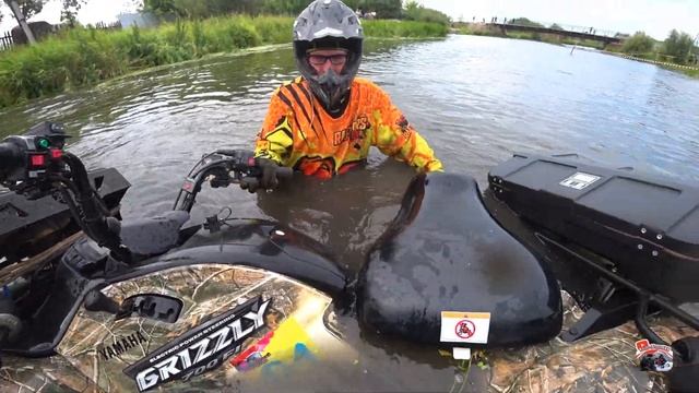 Утопили Yamaha Grizzly. Белоярский рубеж 2022.