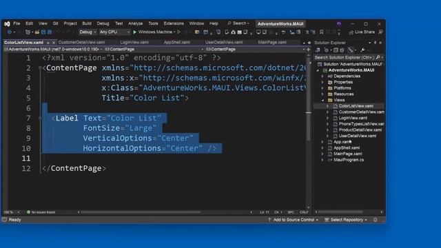 Navigate Between Screens (6 of 18) _ Building Apps with XAML and .NET MAUI