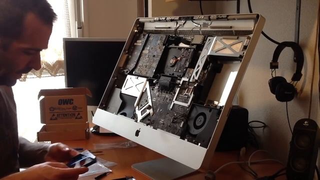 iMac 27" late 2009 - Cambiar Superdrive por disco SSD