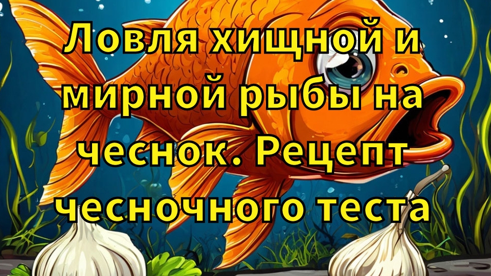 Ловля хищной и белой рыбы на чеснок: какие рыбы любят его аромат. Рецепт чесночного теста