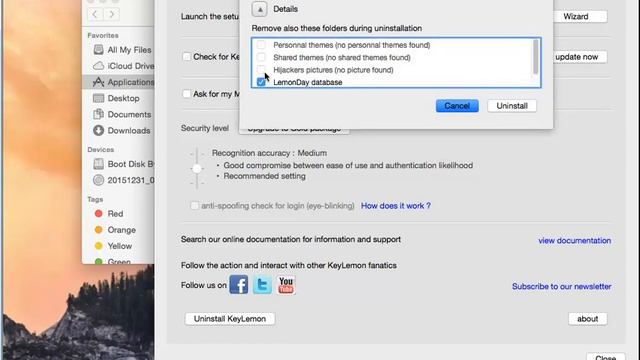 How to Uninstall KeyLemon for Mac?