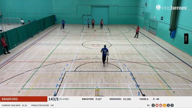 Live Cricket Match | Bradford vs Kirklees | 10-Mar-24 02:11 PM | Yorkshire Indoor Cup 2024(Semi Fi…