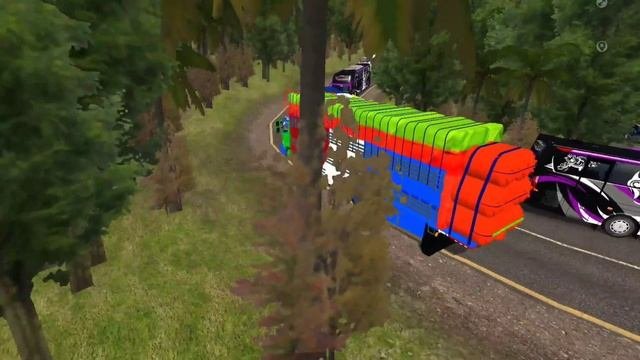 Map Sulawesi BUSSID ?? Truck Sulawesi Auto Kewalahan di Rute Pedalaman BUSSID mod map