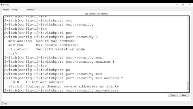 LAB 4 Port security (in URDU)