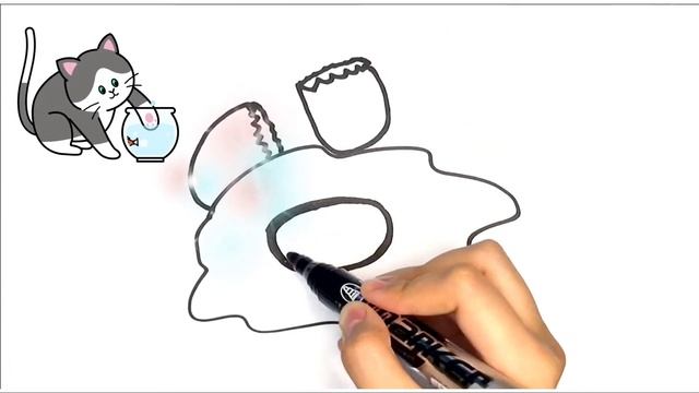 Bolalar uchun Tuxum rasmini chizish/Drawing egg for children/Рисование для детей