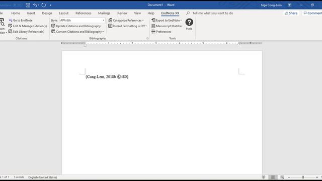 How to fix error in Endnote - fixing fieldcode hyperlink instant formatting in Endnote X9