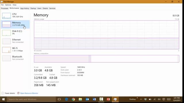 Windows 10: Using the Task Manager to Identify Problems in your Computer