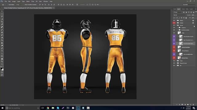 Tutorial: Create a Realistic Professional NFL Jersey! (Photoshop CC)