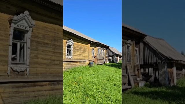 прогулка по деревенским старинным улицам