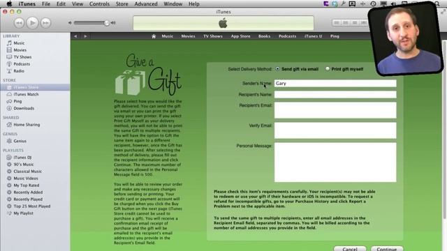 Buying Digital iTunes Gifts (MacMost Now 636)