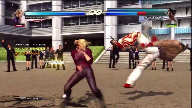 TTT2: Nina Williams Staple Combos (Normal Hit)