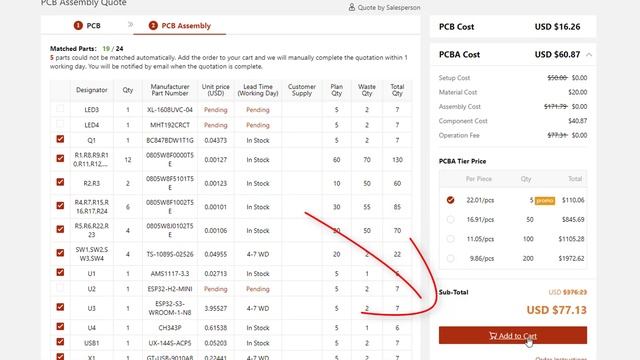 Готовим плату к выпуску на NextPCB