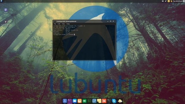 Lubuntu Customized - Dark Mac OSX like Modern Theme