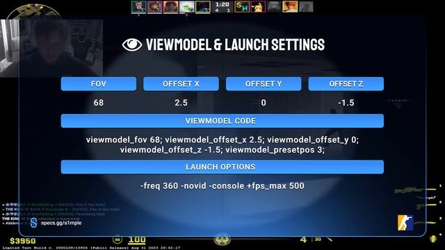 s1mple - CS2 SETTINGS 2023  SENSITIVITY CROSSHAIR VIDEO SETTINGS VIEWMODEL  EQUIPMENT