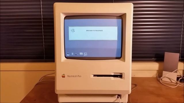 The Apple Macintosh Plus (as seen in Terry Stewart's computer collection)