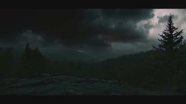 HUGE Thunderstorm Approaches you in Mountains | Calm Before the Storm | 3 HOURS