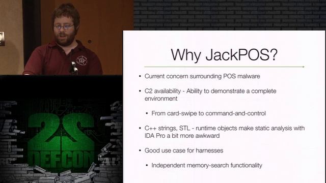 DEF CON 22 - Instrumenting PoS Malware - Communicating Malware Analysis More Effectively