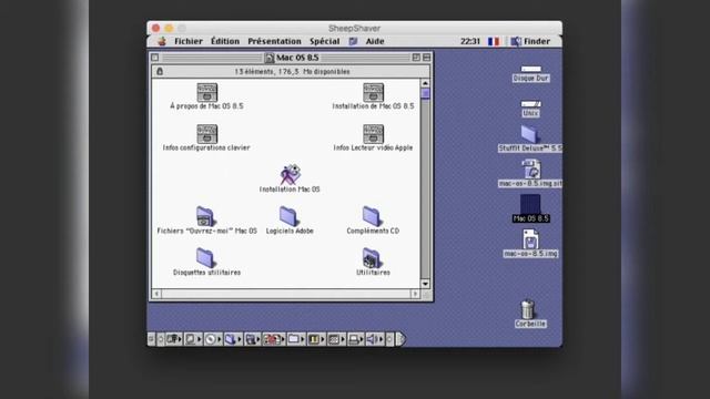 Classic Mac OS ( Mac OS 8.5 )  October 1998 (8.5) December 1998 (8.5.1)