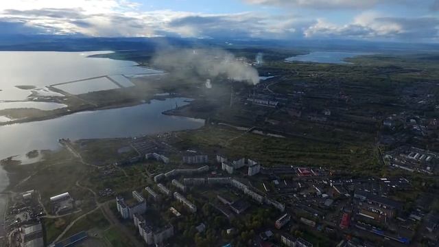 Амурск с высоты птичьего полета