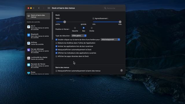 Comment masquer/afficher automatiquement le Dock sur Mac