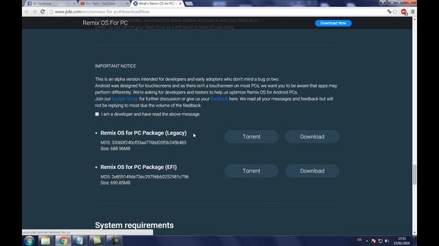 How to download remix os / laptop - run android on your windows