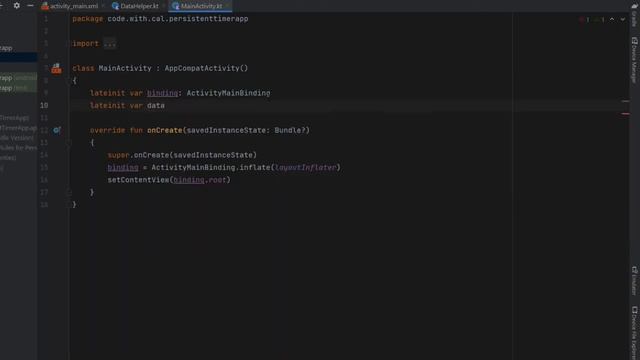 Persistent Timer Android Studio #Kotlin Tutorial Background Stopwatch