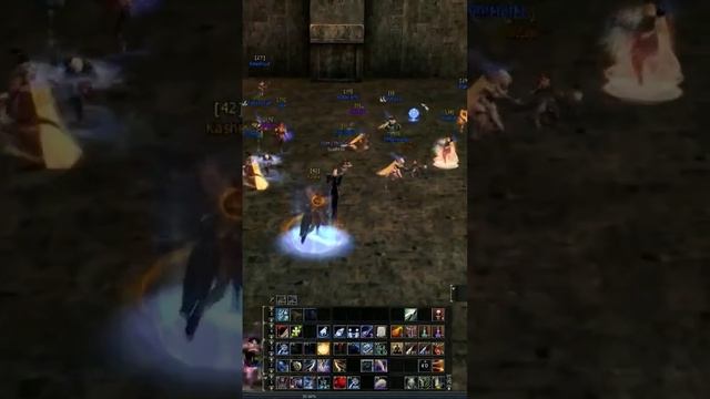 Lineage 2 Giant Cave mass fight #gve #lineage2 #l2 #shorts