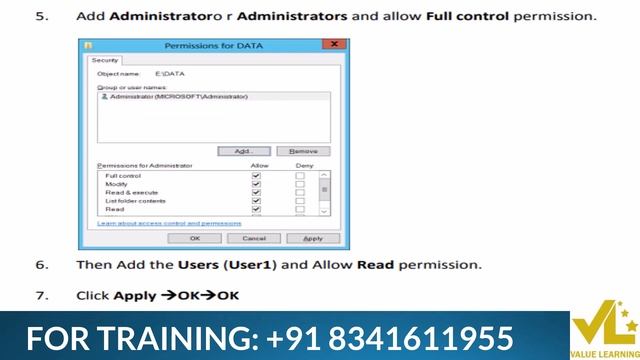 LAB 14 SECURITY LEVEL PERMISSIONS IN WINDOWS 2012 SERVER