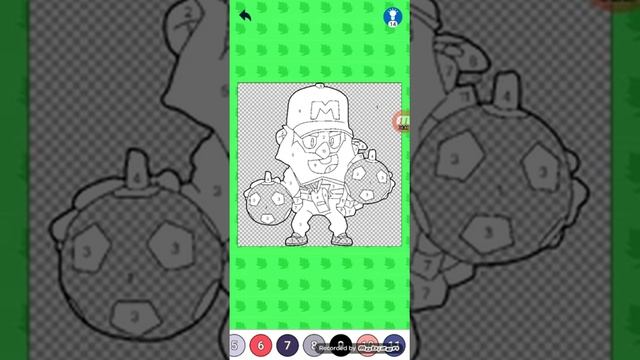 Раскраска для brawl stars