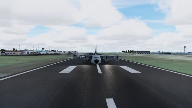 Prepar3D v5 C-130 MALE TO GOA  takeoff