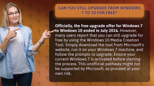 Can you still upgrade from Windows 7 to 10 for free?