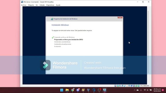 Sistema operativo Windows server 2012