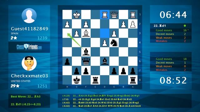 Chess Game Analysis: Guest41182849 - Checkxxmate03 : 0-1 (By ChessFriends.com)