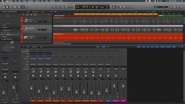 Logic Pro X - Pop/Rock Mixing - PART 3 - Understanding EQ, Channel EQ on Drums