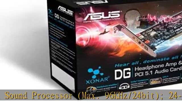 ASUS XONAR DG Headphone Amp & PCI 5.1 Audio Card