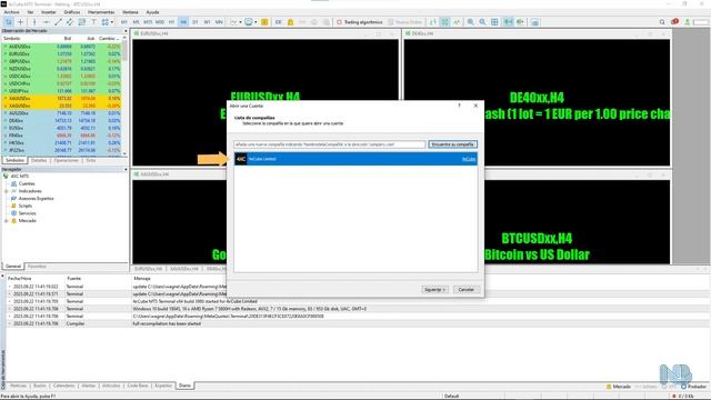 Tutorial - Cómo instalar 4XC metatrader5 en dispositivos Windows
