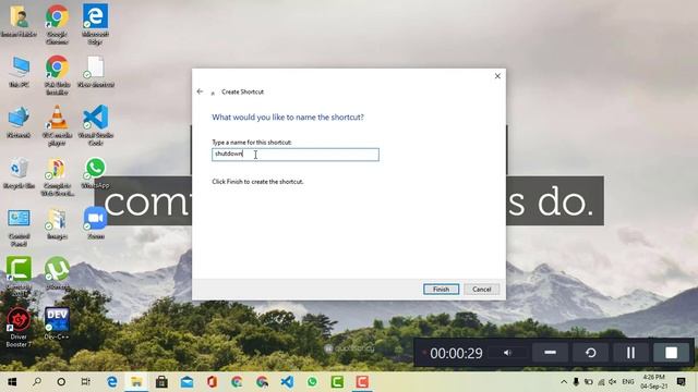 LET'S SEE HOW TO CREATE A SHUTDOWN ICON IN WINDOWS 10? LIKE | SUBSCIBE | SHARE | COMMENT |