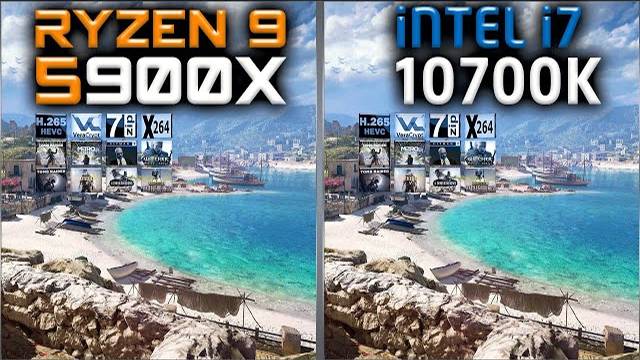 5900X VS 10700K