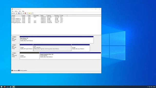 How To: Create A Partition For New Disk in Windows 10