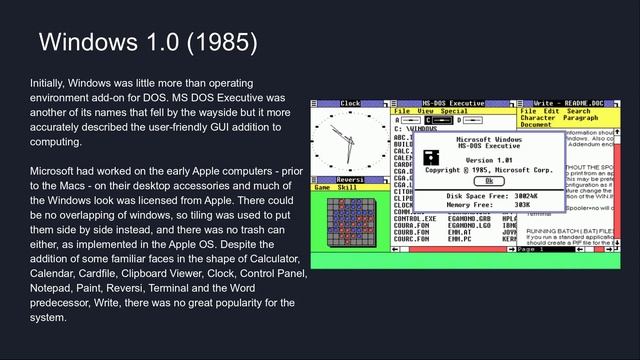 The History of Windows Part 1