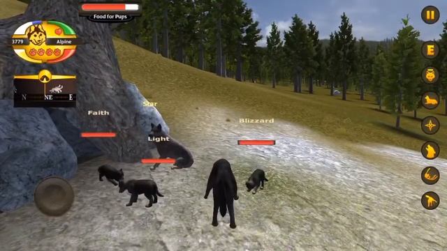 WolfQuest Alpine Forest Pack episode 20! The pups are born!🐾