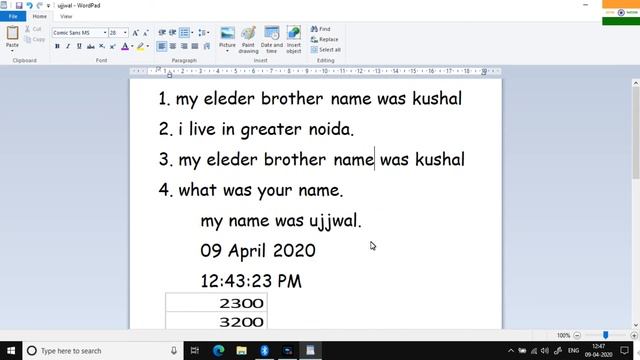 Wordpad E-Learning in Hindi Part-3