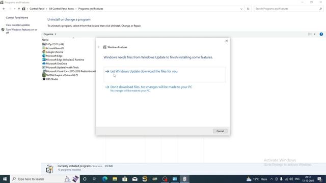 How to Install .Net Framework 3.5 on Windows 10, 11